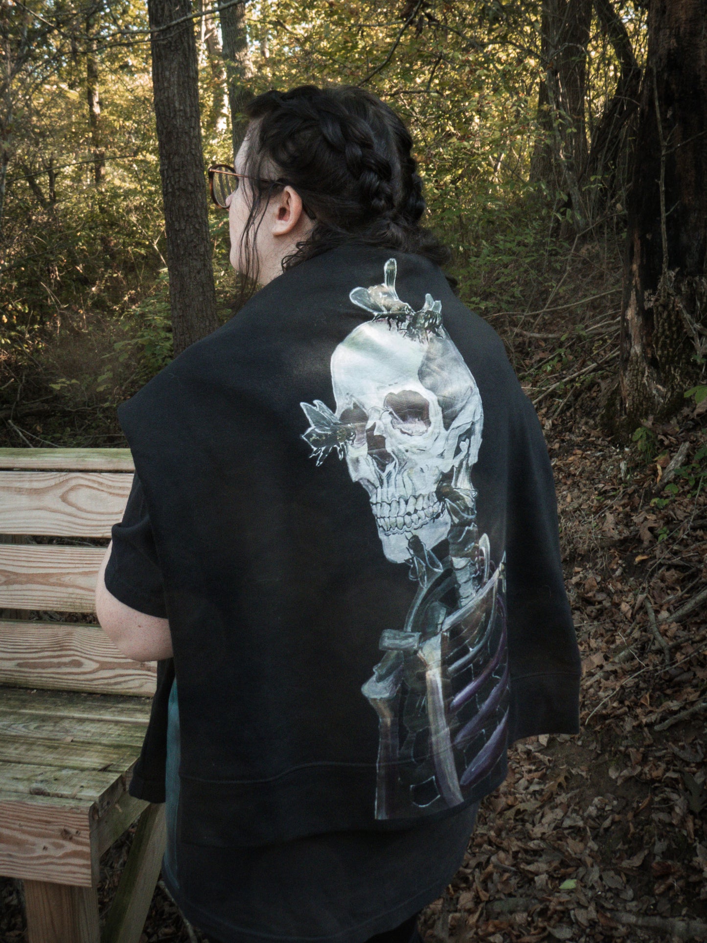 Skeleton Bees Hoodie