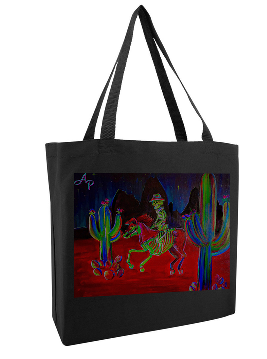 Cowboy Skeleton Tote