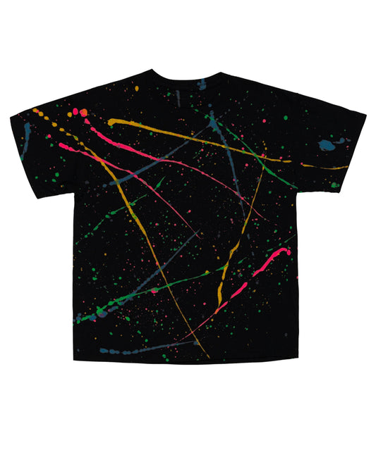 Black Rainbow Splatter