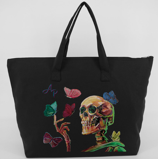 Zipped Butterfly Tote